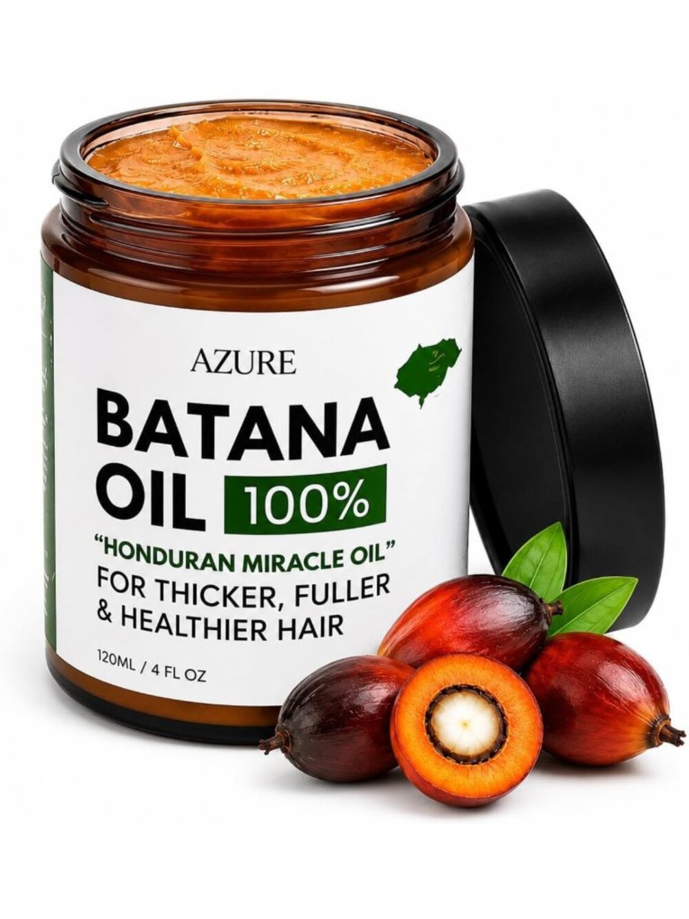 AZURE Batana Oil Paste for Hair Growth, 100% Pure Batana Paste for Nourishing
